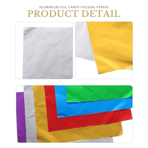 Emballage de chocolat en feuilles aluminium multicolores - 5