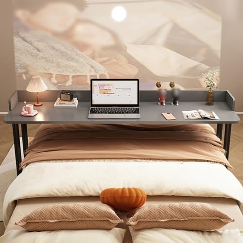 Tables de lit sur roulettes plateau bois meuble PMR