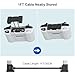 1FT USB C to USB-C Remote Controller Cable for DJI Mavic 3 Mini 2 Mini 3 Pro Air 2S Mavic Air 2 DJI RC-N1 RC Pro for iPhone 17 Air 16 Pro Plus/Galaxy S25 S24 Type C Cable OTG Data Cord (C Connector)