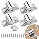 Taoduod Pack of 4 Magnetic Catch Magnetschnäpper Schrank Silber Cupboard Door Magnet Cabinet Fittings Rund Magnetschnäpper Starke Türmagnetverschlüsse Möbelmagnet Türverschluss Magnetverschluss