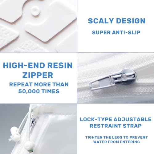 Waterproof Shoe Covers for Outdoor Rain Protection Non-Slip Durable Rain Boot Covers Unisex Reusable Waterproof Footwear Covers4