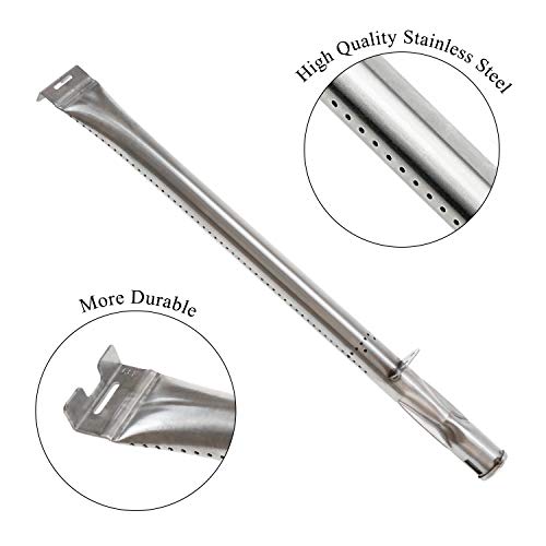 Hisencn Replacement Burner Tube, Heat Plate Repair Kit For Dyna Glo Dgf510Sbp, Home Depot Dyna Glo 5 Burner Dgf493Bnp, Backyard Gbc1449-C, Better Homes & Gardens, Uniflame Gas Grill Models #TOP2