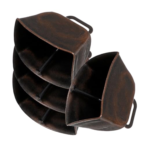OFFSCH Unique Sound Ted Cow Bell Mini Cow Bells for Cattle Decorative Ornament
