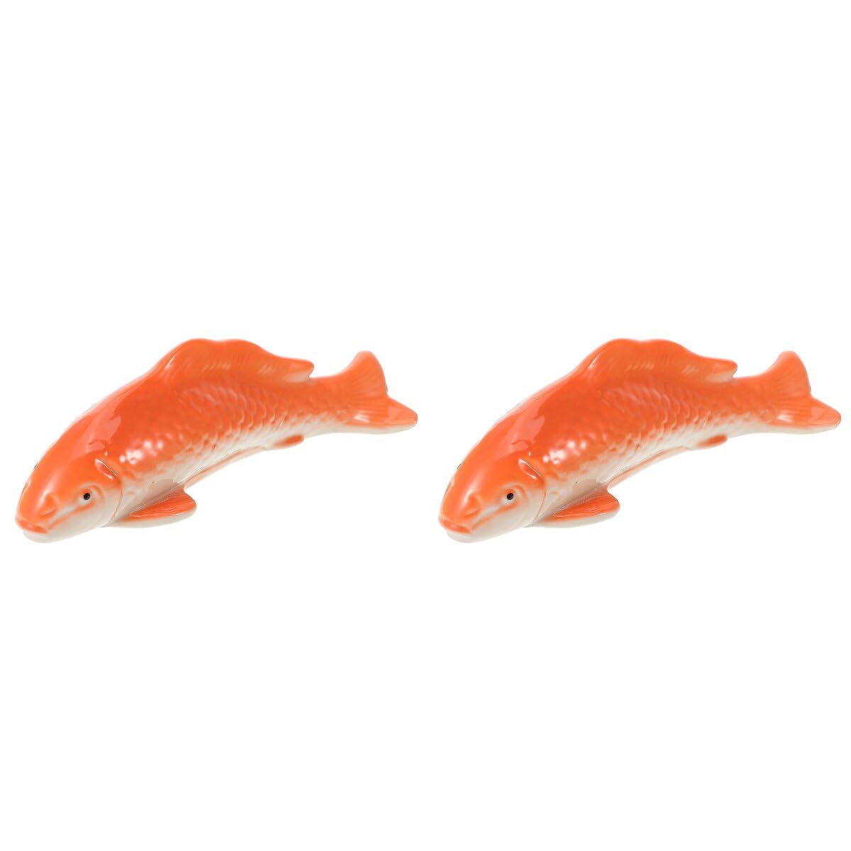 2szt Urocza Dekoracja Rybna Ozdobna Ryba Pływające Akwarium Dekoracje Do Akwarium Figurka Ceramiczna