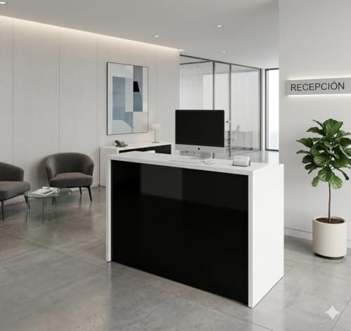Mesa mostrador para negocio fabricado en España con acabado brillo 3