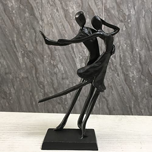 Artgenius Cast Bronze Romantic Couple Sculpture, Lovers Figurine And Statue Metal Love Art Decor (Couple Dance) #TOP7