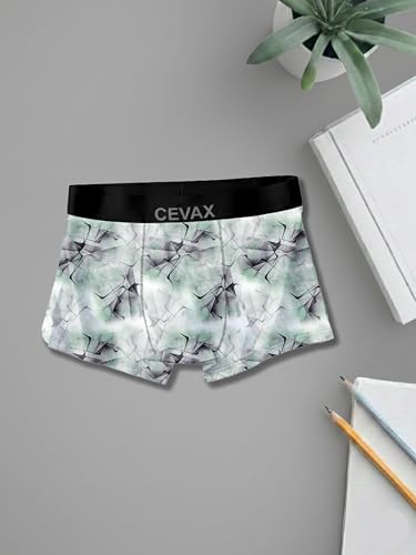 Image of Men's Boxer Briefs, Premium Cotton Stretch, 5-Pack, Navy Grey Maroon Teal Black