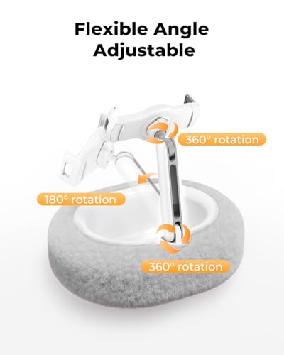 SupeDesk Tablet Stand Pillow for Bed, Adjustable Tablet Stand with Detachable Snack Bowl, Phone Stand for Bed, Kindle Holder, iPad Holder, Tablet Holder for Reading, Watching Videos and Streaming - image 4