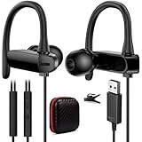 Confort et tenue idéales : Design intras qui tient bien dans l'oreille, confortable même en utilisation prolongée, avec des embouts en caoutchouc de tailles différentes pour s'ajuster à tous les conduits auditifs