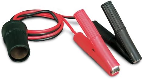 RoadPro RPPSAPS 12V Battery Clip-On and Cigarette Lighter Adapter