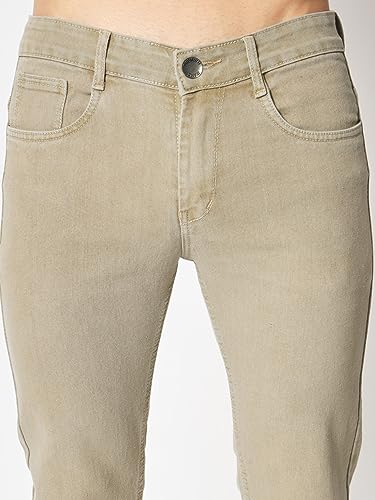 Image of KARGEENS Men Kargeens Men's Jeans Pant Slim Fit Stretchable Casual Wear Low Rise Cotton Blend Denim
