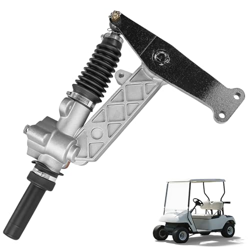 FIXHAWK EZGO Steering Rack Golf Cart Steering Gear Box Assembly Fit for 1994.6-2001 EZGO TXT and Medalist Golf Cart Replace OEM# 70314-G01 70314-G02 70723-G02 70147-G02