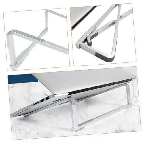 Soporte Plegable Portátil para Laptop de Aluminio Plata miniatura 4