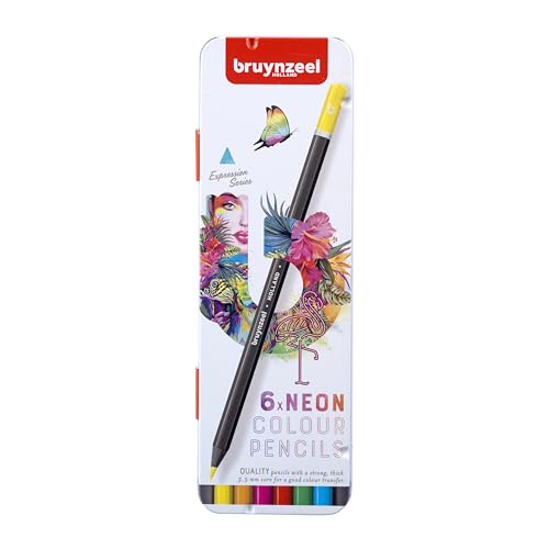 Crayons de couleur Bruynzeel Expression Neon dessin fluo