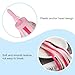 PATIKIL Bike Streamers, 2 Pair Colorful Scooter Handlebar Tassels Grips Ribbon Accessories Decorations for Bicycle Tricycle Handle, Pink