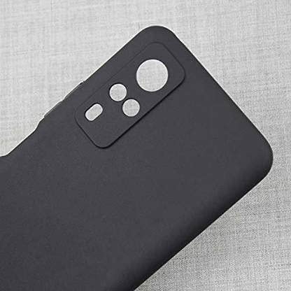 Image of Mobile Back Cover Case for Vivo Y31 (Silicone Case|CameraProtection|Black SC1510)