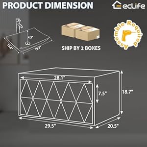 eclife 30" Bathroom Vanities Cabinet with Sink Combo, Wall Mounted Floating Cabinet w/Decor Lines, White Curved Ceramic Vessel Sink W/ORB Water Save Faucet & Pop Up Drain, White eclife 30 Bathroom Vanities Cabinet with Sink Combo Wall Mounted Floating Cabinet wDecor Lines White Curved Ceramic Vessel Sink WORB Water Save Faucet Pop Up Drain White