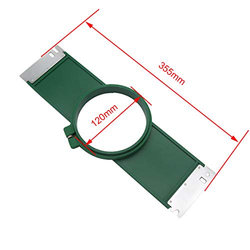 Image of CKPSMS Brand - 1 PCS #KP355-085G-12 Embroidery Hoop 12cm 4.7 inch 355mm Wide (14 inch) Compatible with /Replacement for Tajima Brand Toyota Brand Commercial Embroidery Machines (KP355-085G-12)