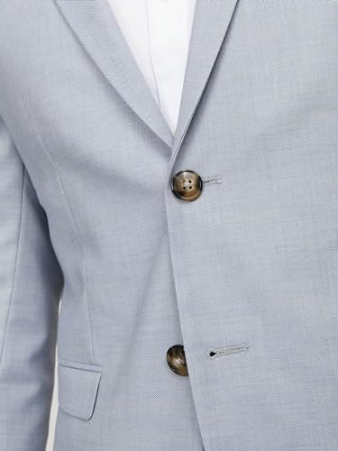 JACK & JONES Herren Blazer Jprsolaris Blazer Noos, Cashmere Blue/Fit:super Slim Fit, 52 – Ansicht 6