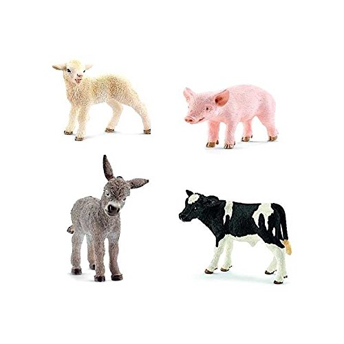 Preisvergleich Produktbild SCHLEICH 13848 Welpen der Bauernhof FC, 4 Stück