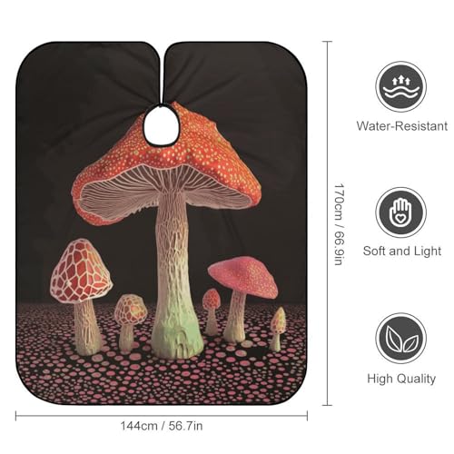 Capa de peluquería unisex de 66.9 x 56.7 pulgadas miniatura 2