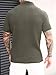 San paulo Men's Short Sleeve Solid Polo Shirt, Summer Fashion Golf Shirt A3ZMJL Military Green