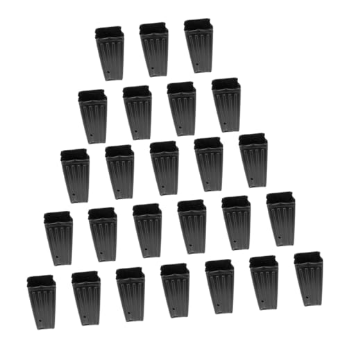 COLLBATH 50 Unidades Bolsas de Vivero de Plástico Engrosadas para Plantas Bolsas de Cultivo para Cítricos y Frutas Macetas de Nutrición Resistentes Larga Duración para Jardín