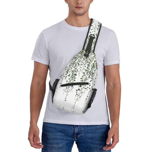 Bolso bandolera Green Plants para hombre y mujer miniatura 7