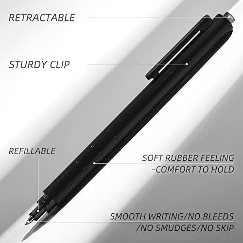 Image of KaCo Rocket Elite Gel Pen-Black Body - Black Ink- Pack Of 10 10 Pieces - Black Ink