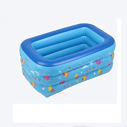 AWJ inflatable pool Inflatable Bathtub Baby Kids Pool Multi-layer Inflatable Bathtub Garden Outdoor Swimming Playing Pool Paddling