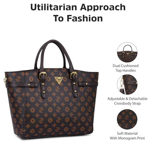 Image of Lavie Signature Women's LS Montreal Tote Bag for Women | Tote Handbag for Work | Ladies purse | Stylish Shoulder Bag | Gift for Women