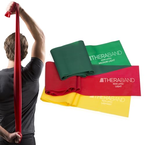 THERABAND Resistance Bands Set, Professional Elastic Band For Upper