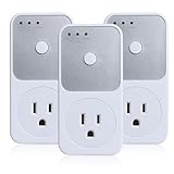 Tethram Regulador de Voltaje, 3pcs 1800w Regulador de Voltaje para Refrigerador, Enchufe AC120V,Adecuado para...