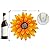 EASICUTI Sunflower Metal Flowers Wall Decor Metal Wall Art Decorations Hanging for Indoor Outdoor Home Bathroom Kitchen Dining Room Bedroom Porch Hallway Or Wall Sculptures 12 Inch