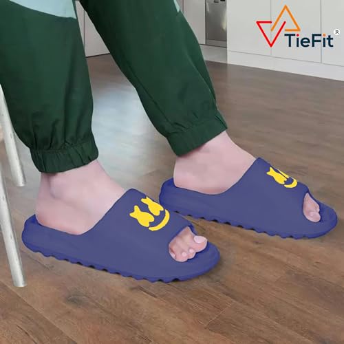 Image of TieFit Ultra Soft Comfortable Breathable EVA Daily Use Zig Zag Arch Fit Support Slide For Men