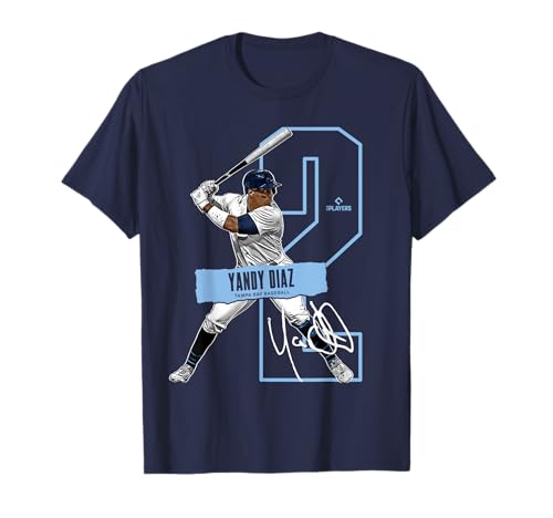 Yandy Díaz | Tampa Bay Baseball Players | MLBYAN302N T-Shirt