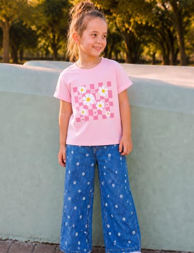 Image of Toddler Girls T-Shirt Short Sleeve Cartoon Graphic Tee 2-6T