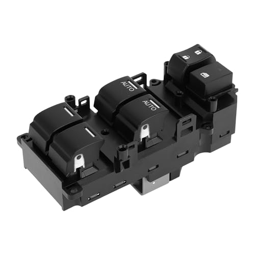 Interrupteur de lève-vitre électrique robuste finition noire pour Honda Accord 35750T2AA01