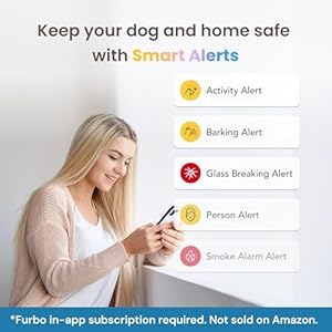 Furbo 360° Dog Camera + Nanny Bundle: Home Security & Dog Safety Alerts, Rotating Pet Treat Dispenser Camera with Speaker, Smart Home Indoor Cam w Phone App (Additional Subscription Required at Setup) Furbo 360 Dog Camera Nanny Bundle Home Security Dog Safety Alerts Rotating Pet Treat Dispenser Camera with Speaker Smart Home Indoor Cam w Phone App Additional Subscription Required at Setup