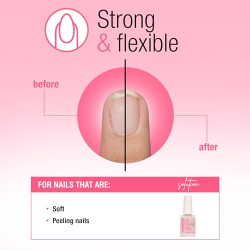 nail tek ridge filler formula 3  clear ridge filler for nails base coat nail strengthener polish for hard amp brittle nails 05 fl oz