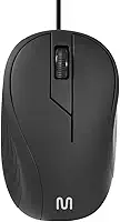 Mouse com Fio Wave Textura Emborrachada Cabo de 130cm Multi - MO222