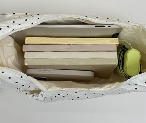 Bolsa Hobo de lunares para mujer miniatura 6