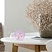 POPETPOP Hamster Exercise Ball, 4 Inch Hamster Running Ball Transparent Plastic Wheel Guinea Pig Sports for Dwarf s Small Pets Supply Pink
