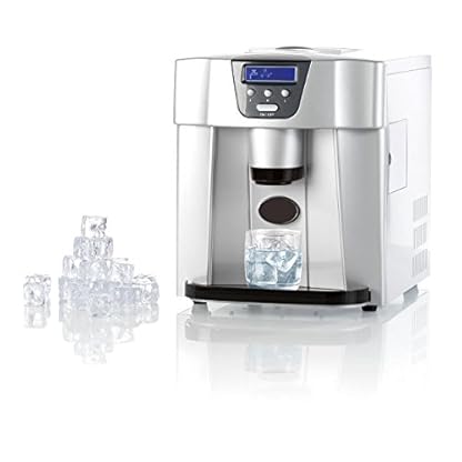 Rosenstein & Söhne Eismaker: Eiswürfelmaschine EWS-2100 mit Eiswürfelspender (Eiswürfelmaker, Eiswürfelbereiter mit Spender, eiswurfelmaschine) – Bild 6