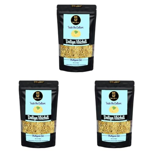 Image of Being Bania Premium Multigrain Daliya With No Wheat | 100% Natural | High Fiber With Rolled Oats Sorghum And 8+ Grains | Healthy Dalia Khichdi | Diet Food, 210 Gram (Pack of 3)