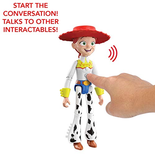 Pixar Interactables Jessie Talking Action Figure, 8.8-In Tall Highly Posable Movie Character Toy, Interacts With Other Figures, Kids Gift Ages 3 Years & Up #TOP2