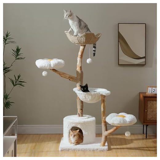 Luxurious Large Cat Tower with Perches