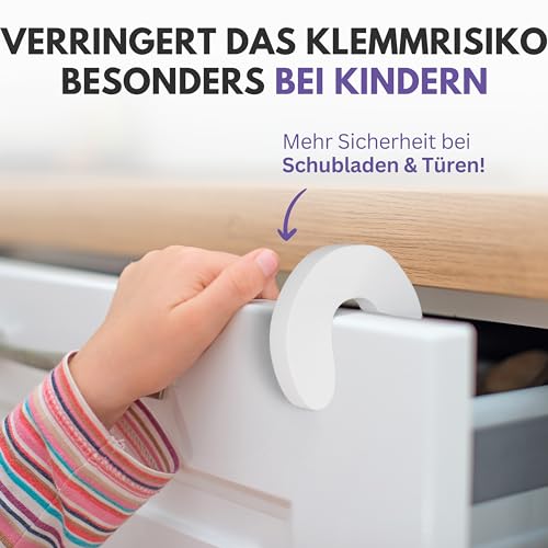Filzada® 6x Premium Klemmschutz Tür - EXTRA DICK & flexibel - Klemmschutz Kinder - Türschutz für Zimmertüren - dämpfender Türstopper Tür - Türaufhalter - Kindersicherung Tür