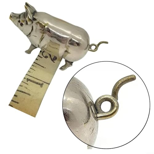 Cinta métrica metálica retráctil 35 cm para medición precisa miniatura 4
