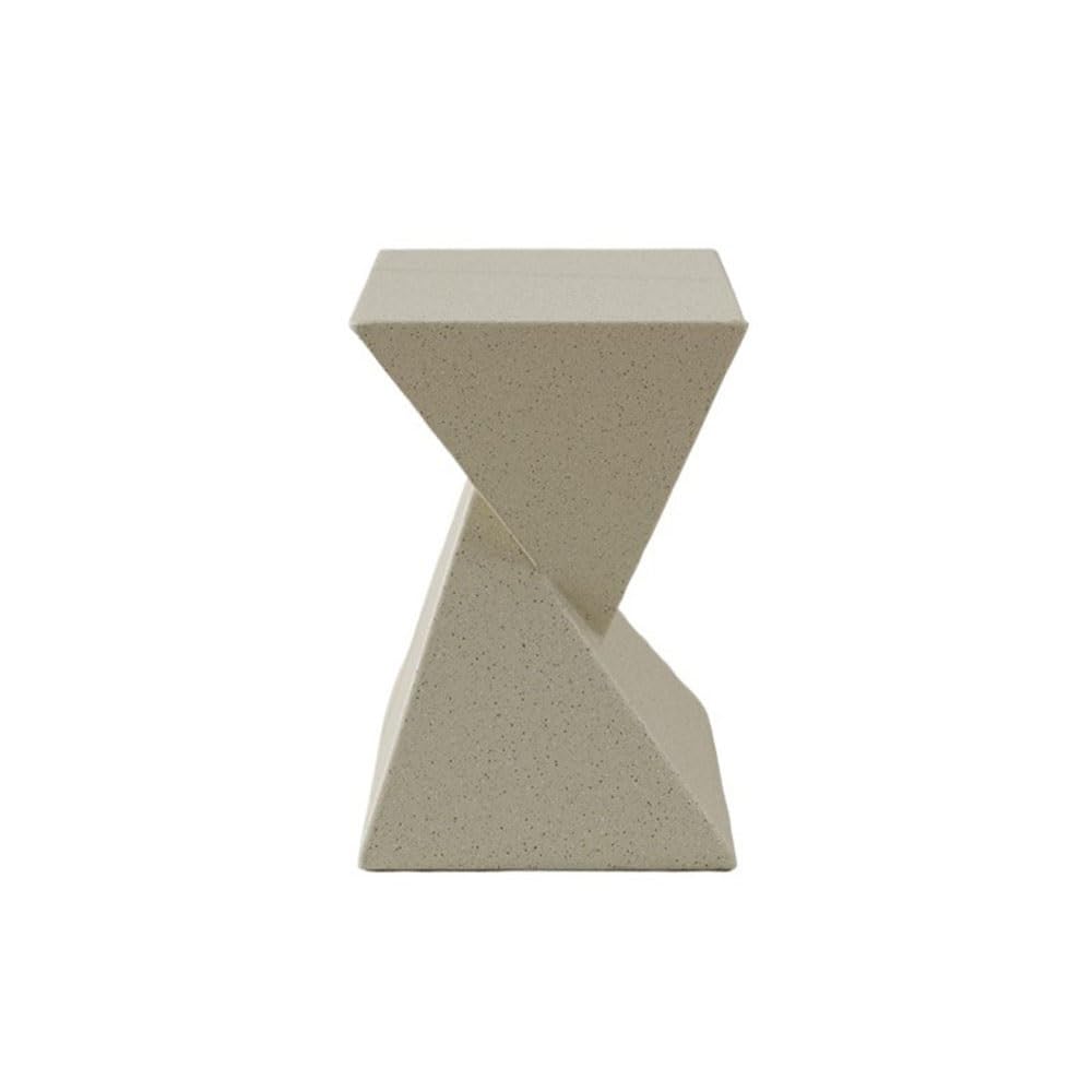 ZTHYSHOZ Coffee Table Cement small side table minimalist design indoor & outdoor balcony garden coffee shop living room(Yellow)